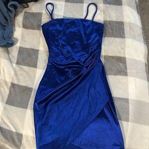 blue homecoming dress